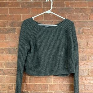 Crop brandy sweater